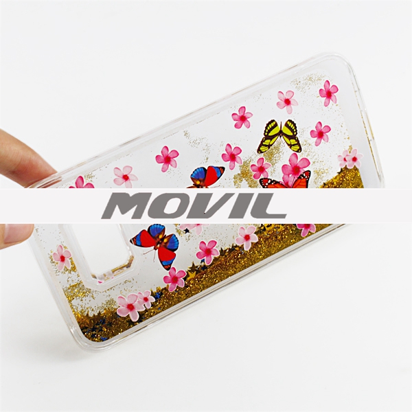 NP-2427 Funda con polvo brillante de estrella estilo para Samsung Galaxy S6 Edge-4